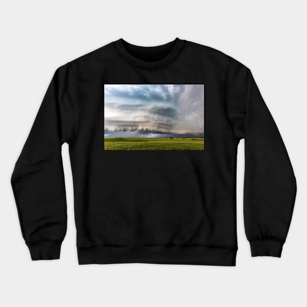 Summer Storm Crewneck Sweatshirt by saku1997